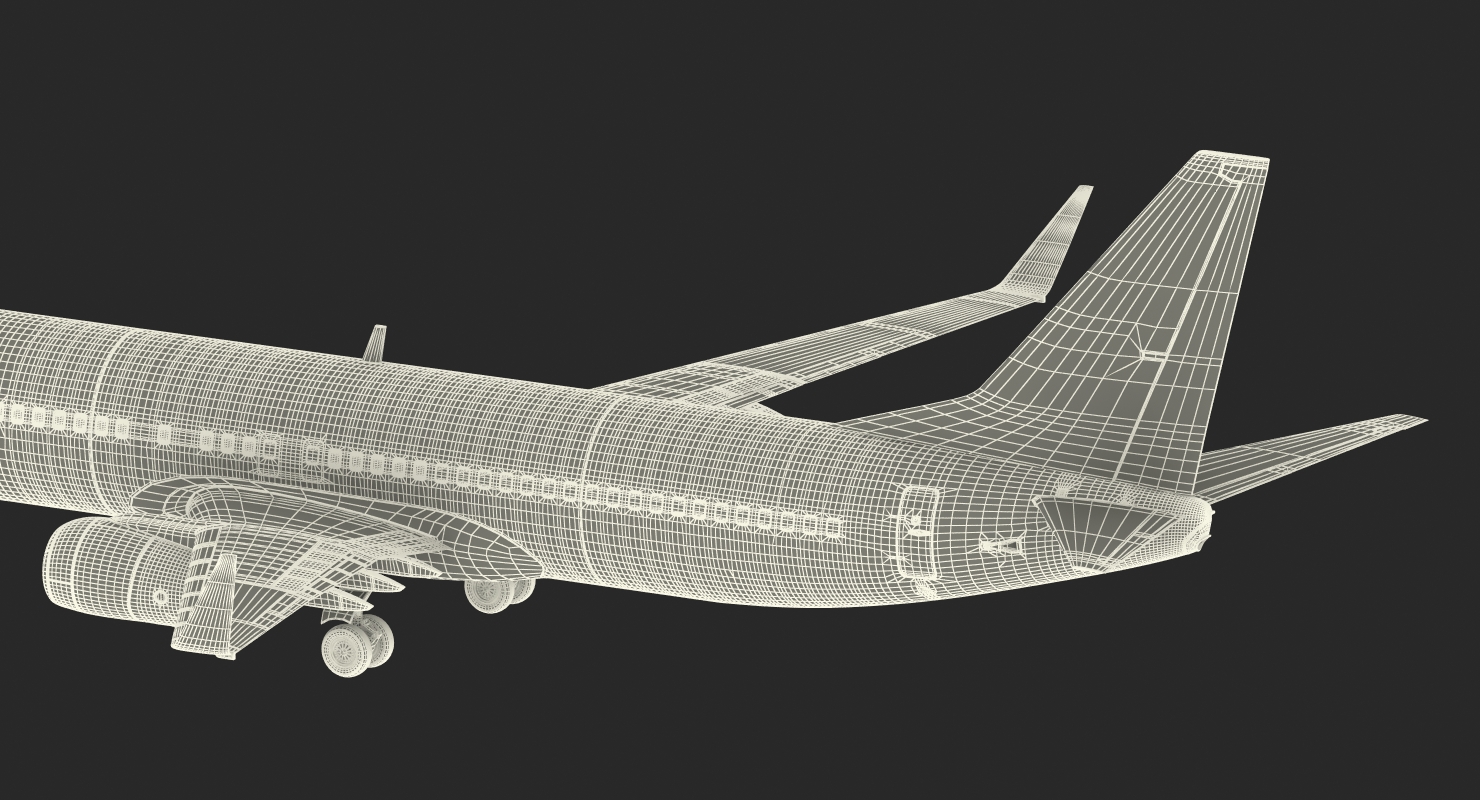 3D Boeing 737 800 Southwest Airlines model