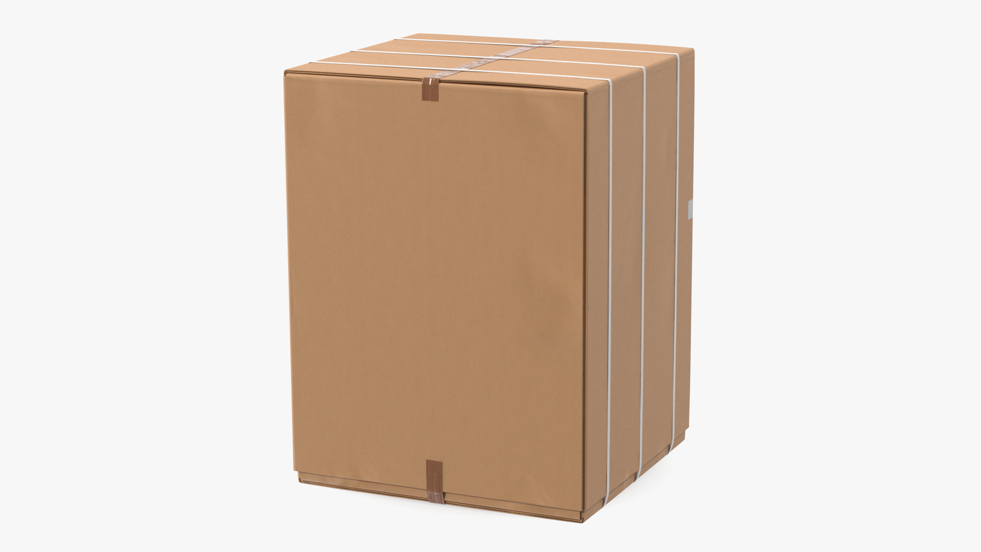 3D Large Shipping Cardboard Box model