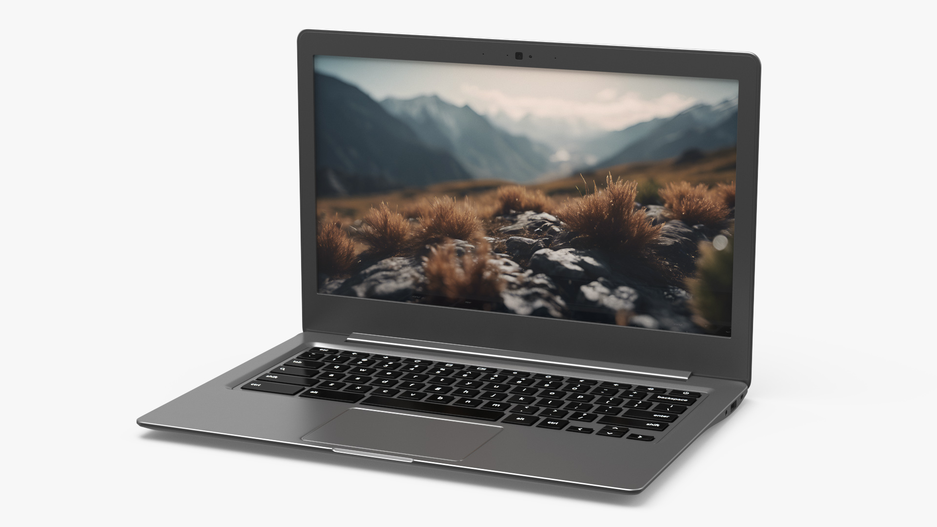 Modern Sleek Laptop 3D model