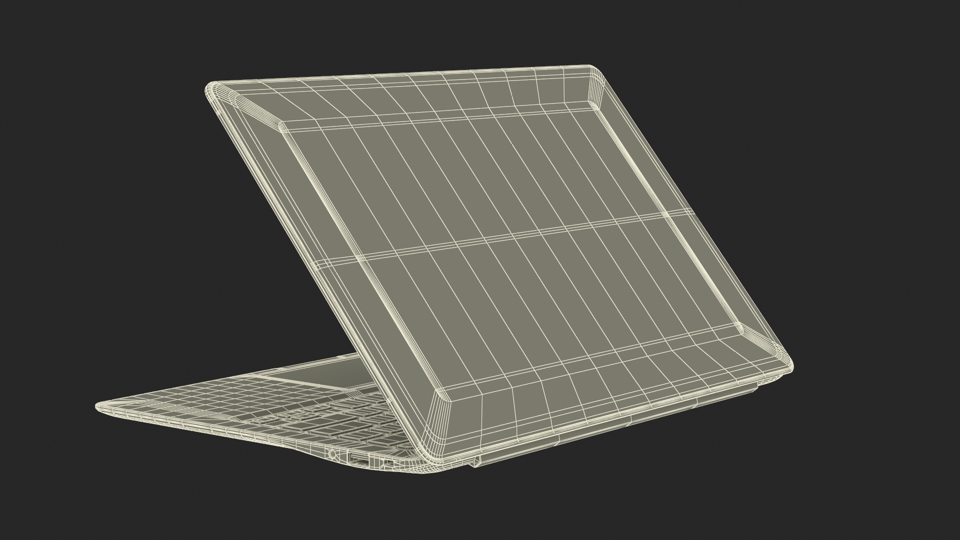 Modern Sleek Laptop 3D model