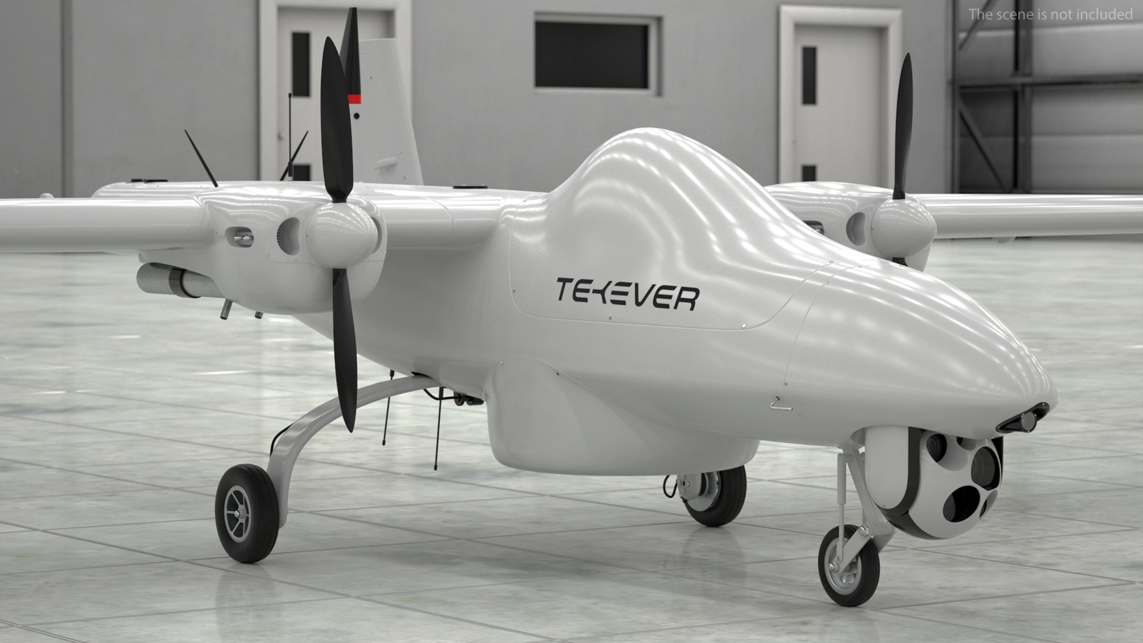 3D model Tekever AR5 UAS