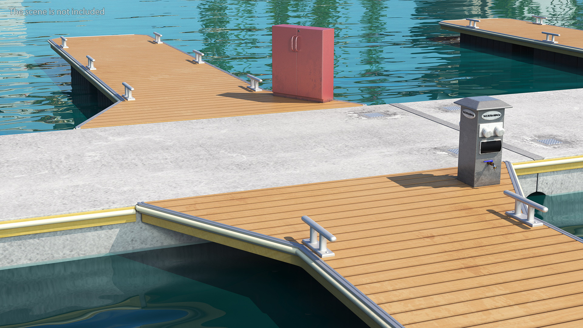 3D model Yacht Pier