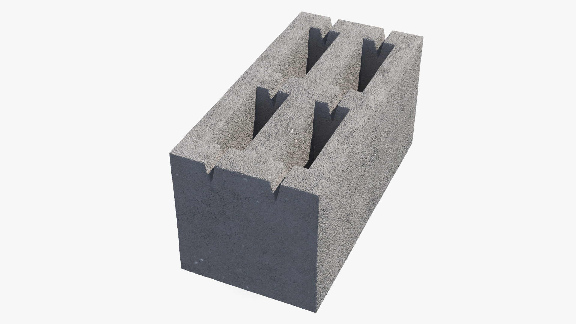 3D Expanded Clay Concrete Block 4 Slots