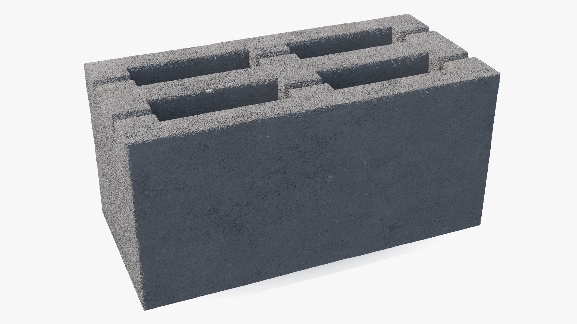 3D Expanded Clay Concrete Block 4 Slots