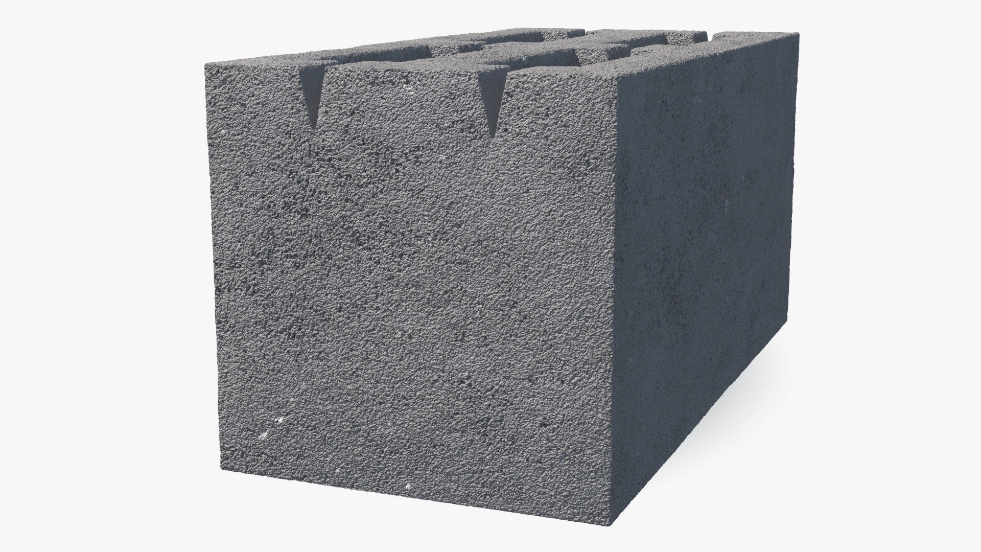 3D Expanded Clay Concrete Block 4 Slots