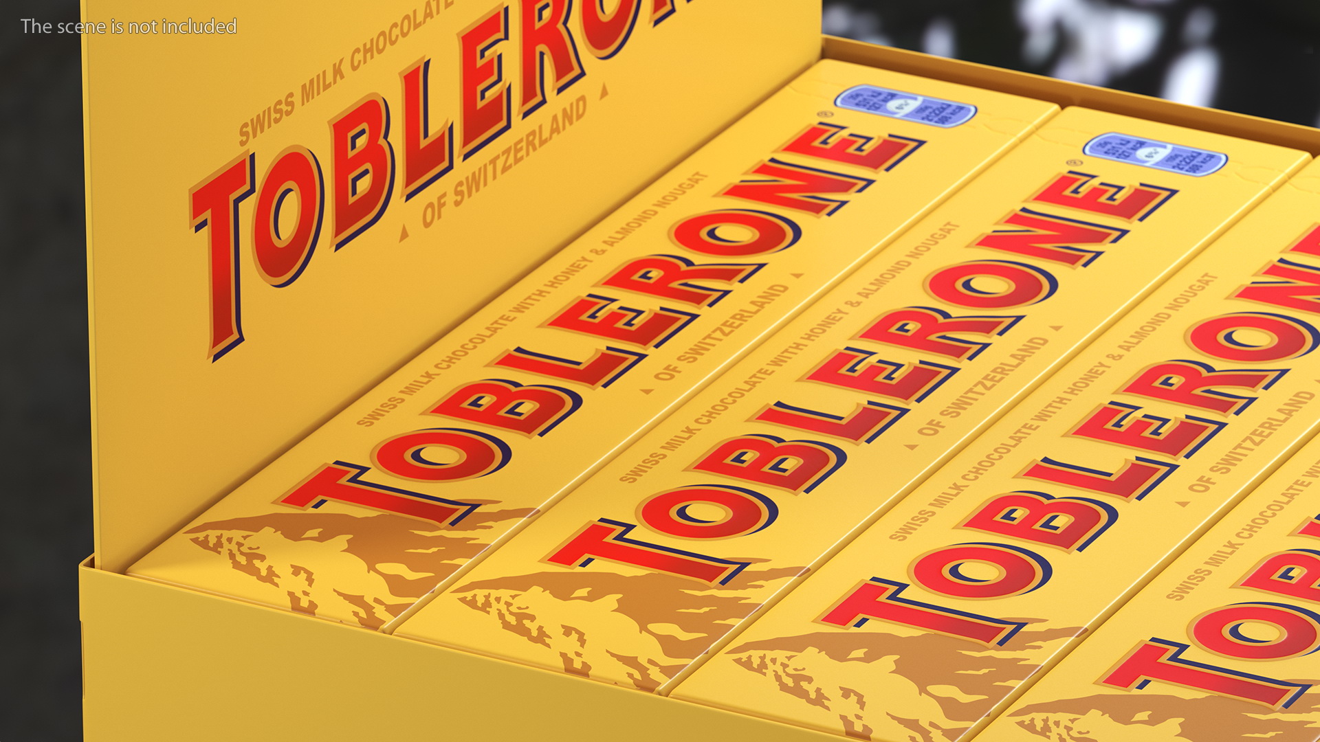 Toblerone Milk Chocolates Box 3D model