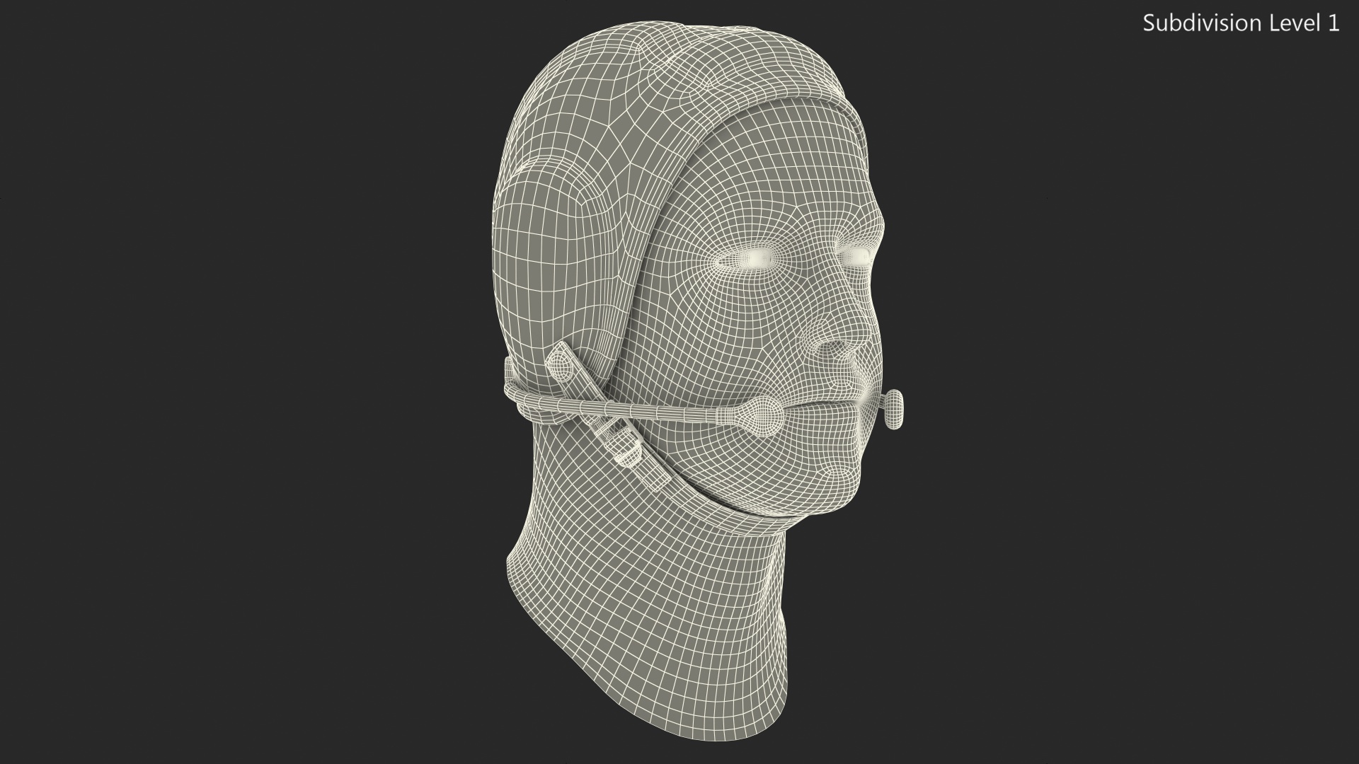 Astronaut Head 3D model