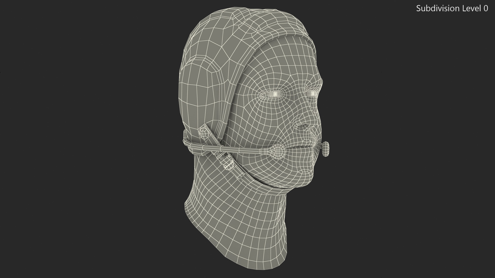 Astronaut Head 3D model