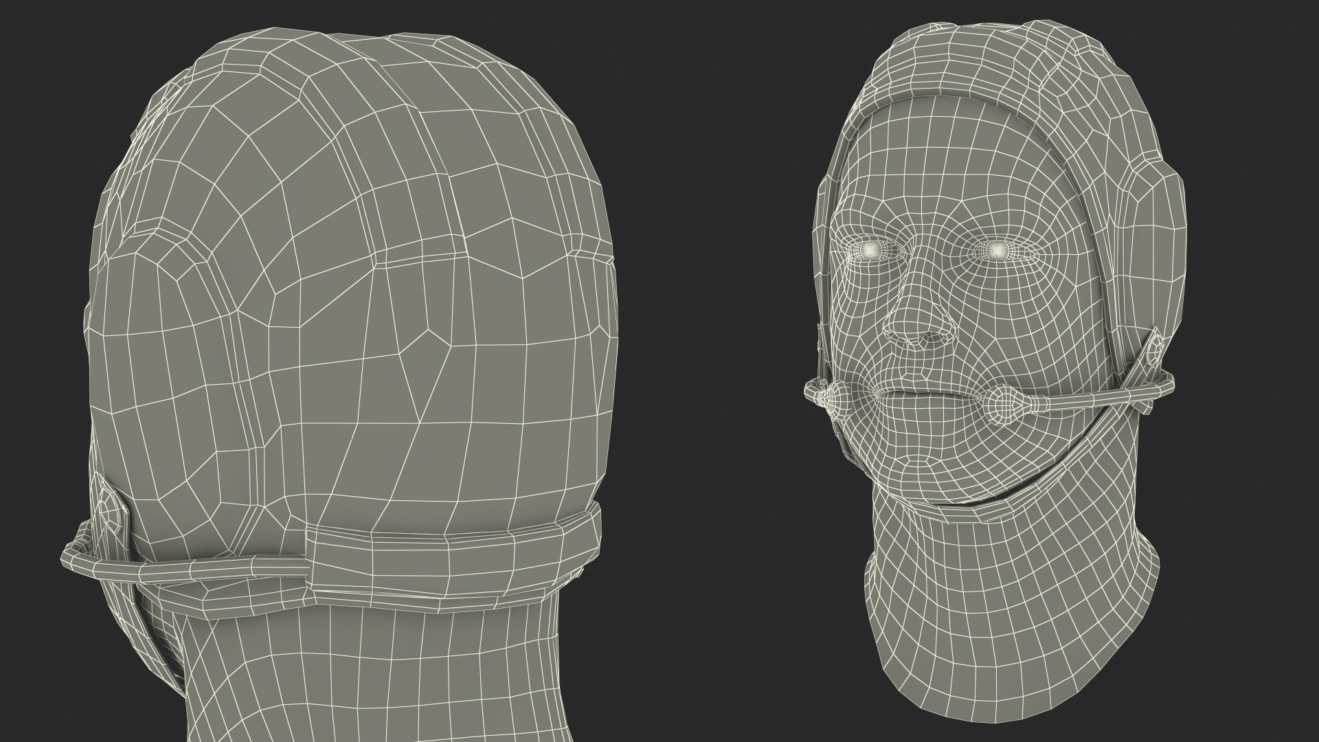 Astronaut Head 3D model