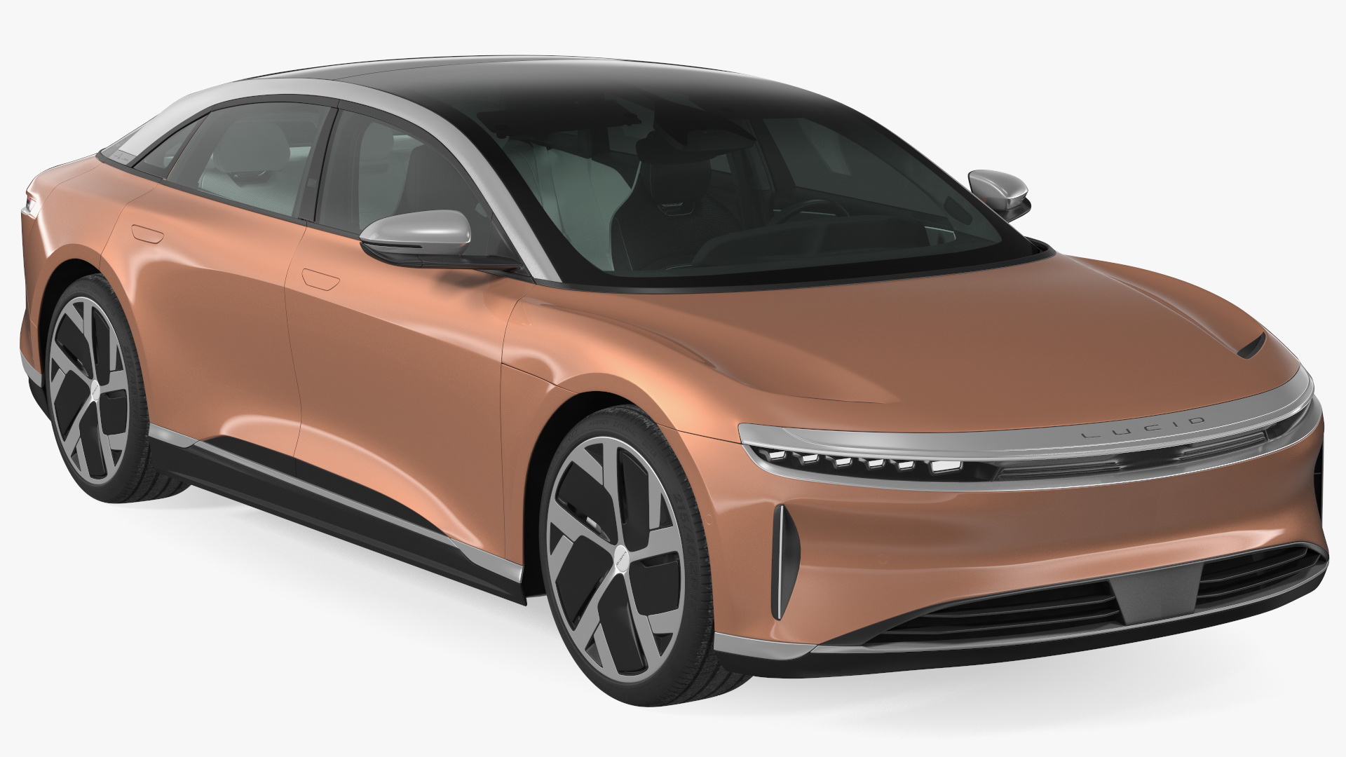 3D Lucid Air 2021 Electric Luxury Sedan