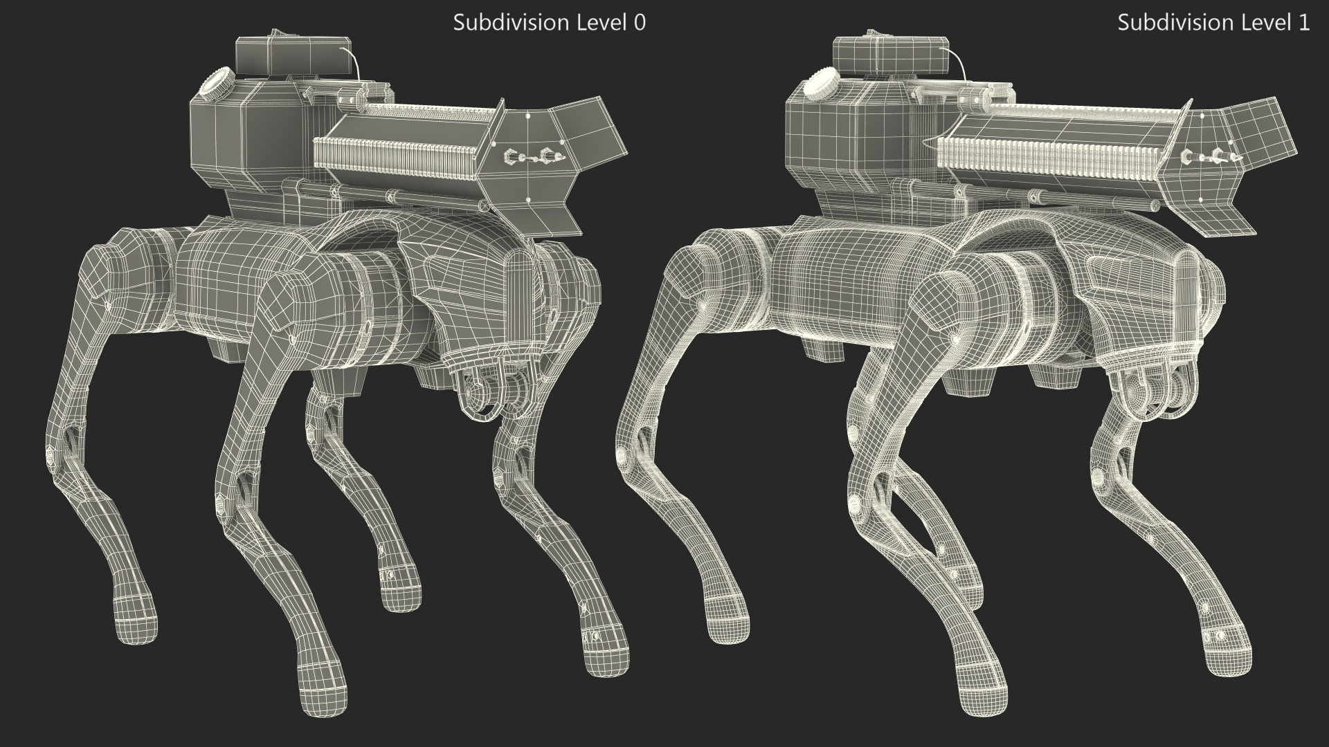 3D Thermonator Robot Dog