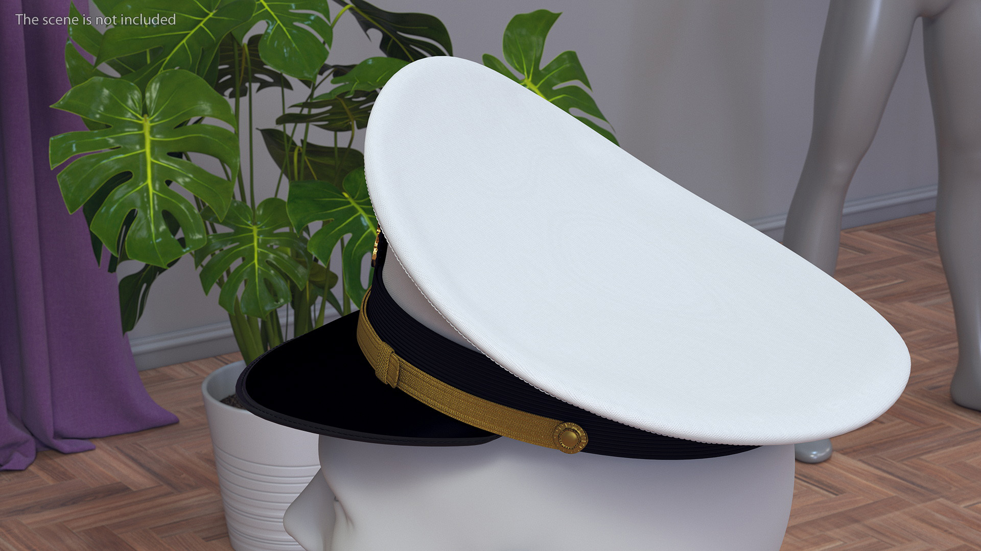 Naval Officer Cap 3D