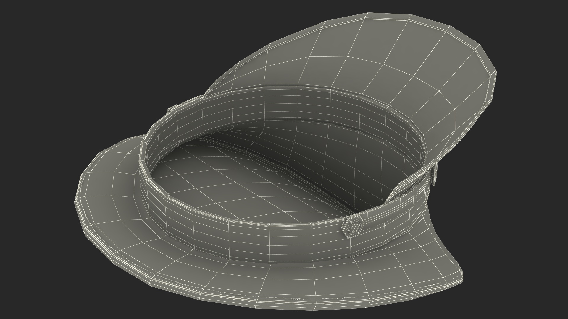 Naval Officer Cap 3D