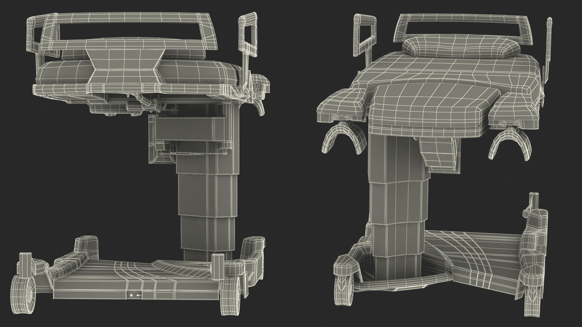 3D Birthing Bed AVE 2 model