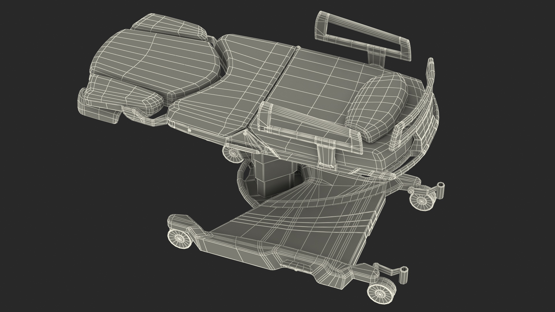 3D Birthing Bed AVE 2 model