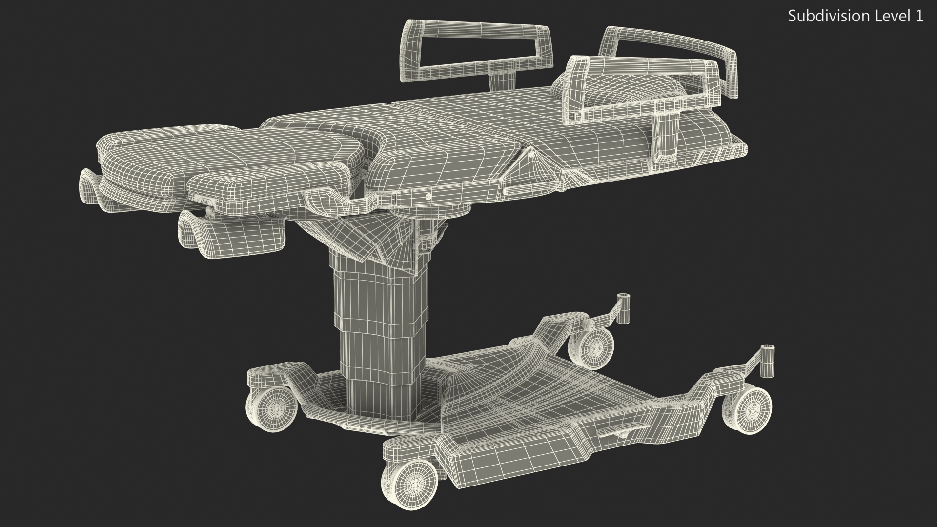 3D Birthing Bed AVE 2 model