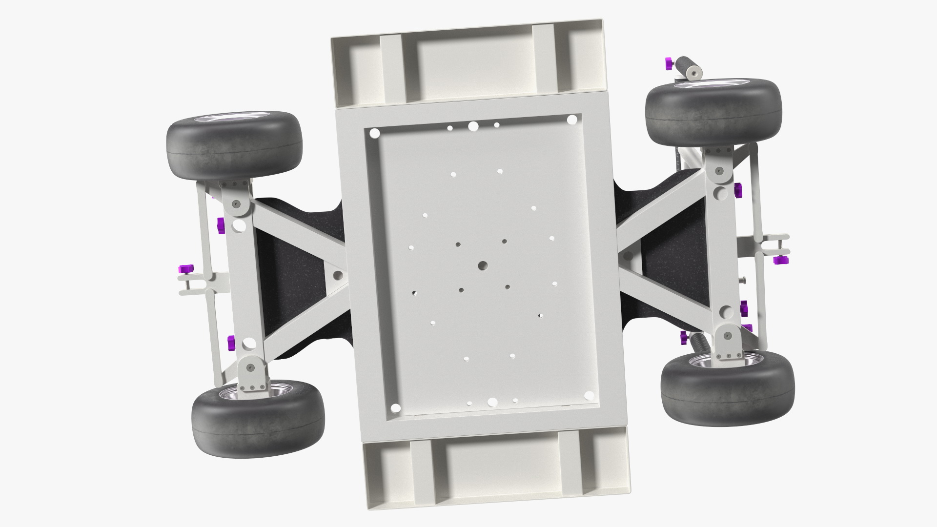 4x4 Dolly with Seat 3D model