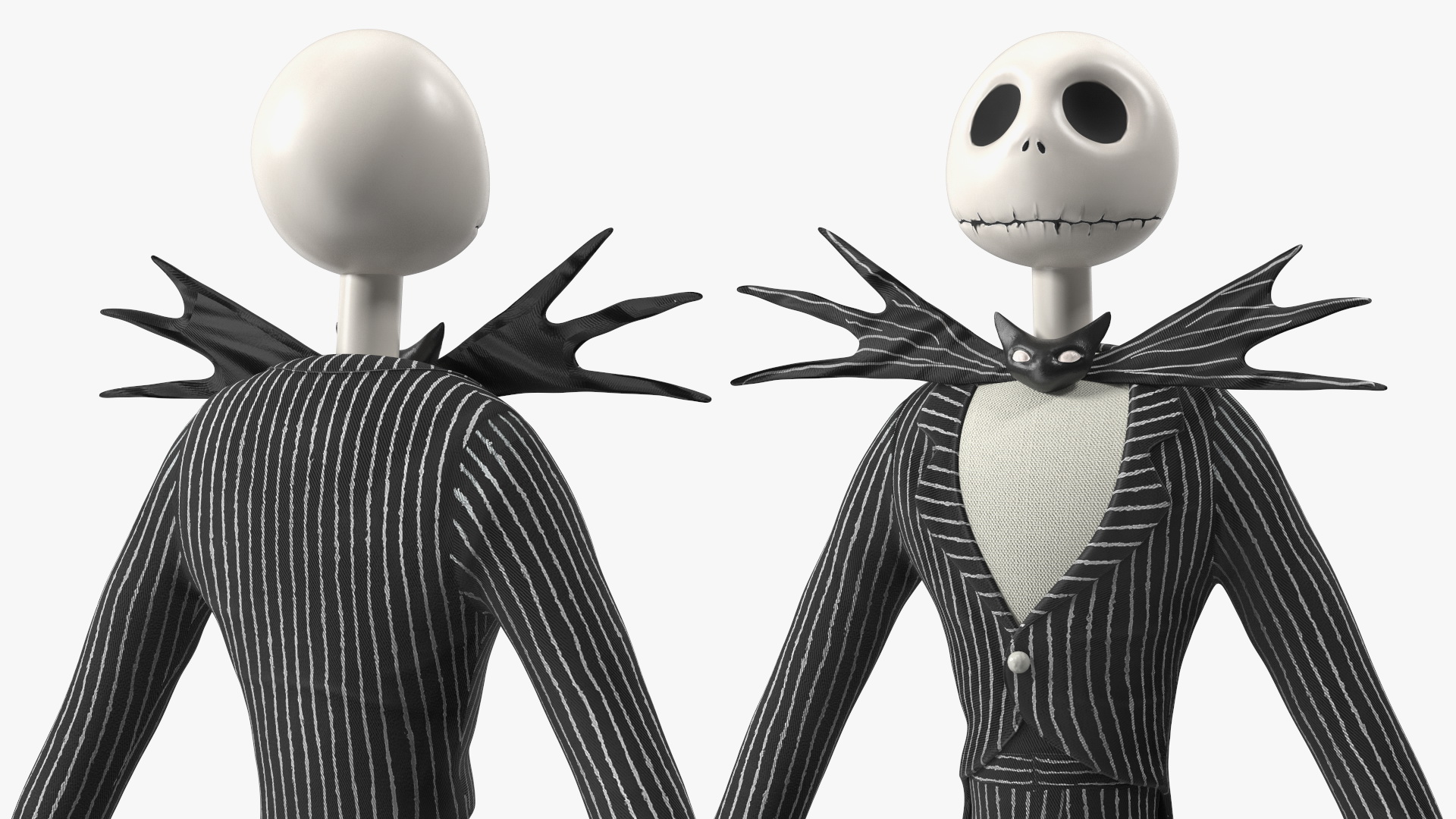 3D Jack Skellington Character Rigged model