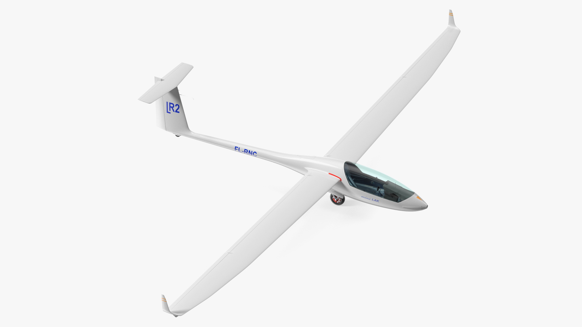 3D model Electric Glider MiniLAK Rigged