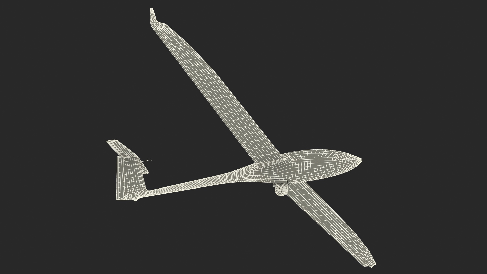 3D model Electric Glider MiniLAK Rigged