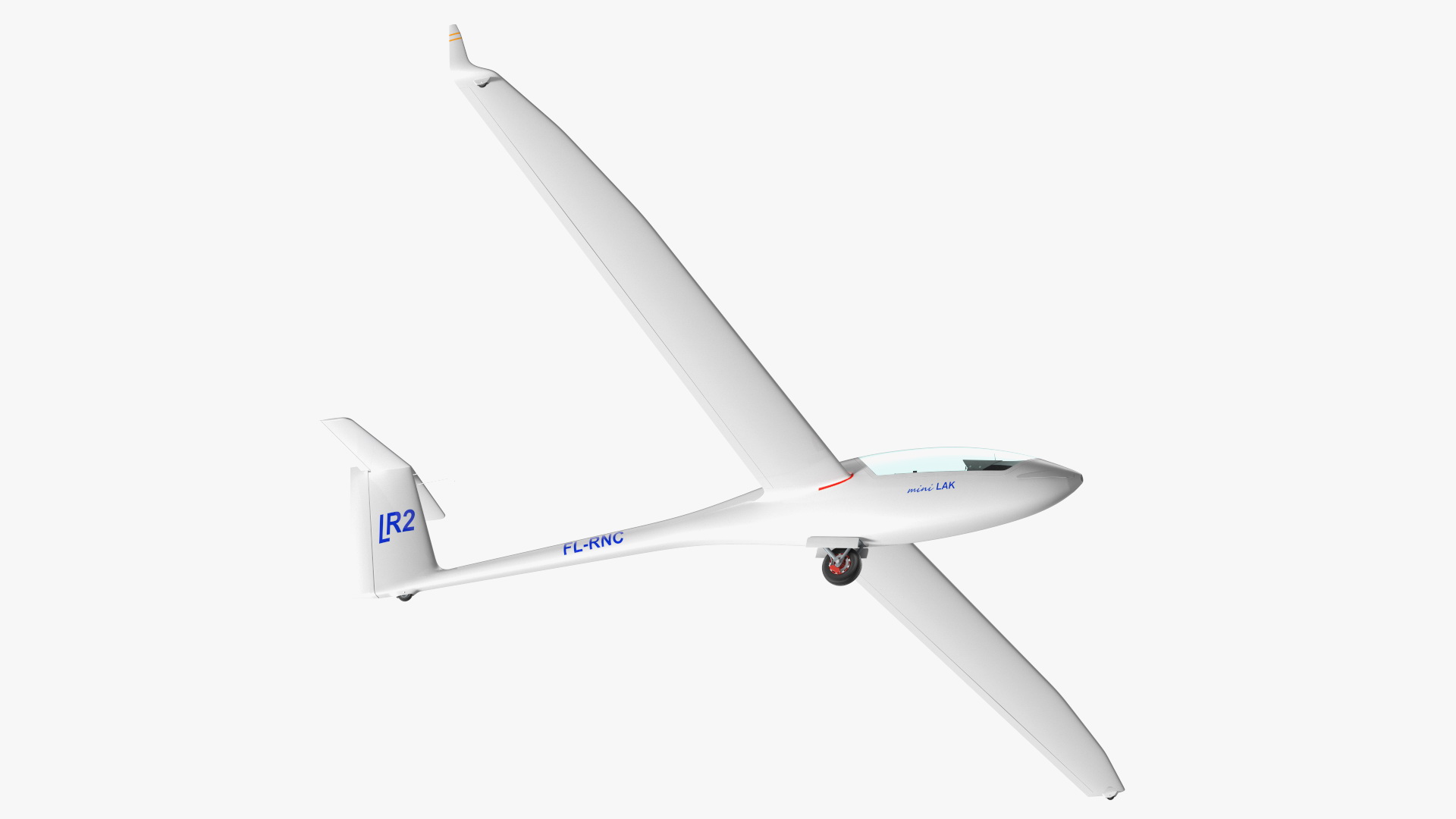 3D model Electric Glider MiniLAK Rigged