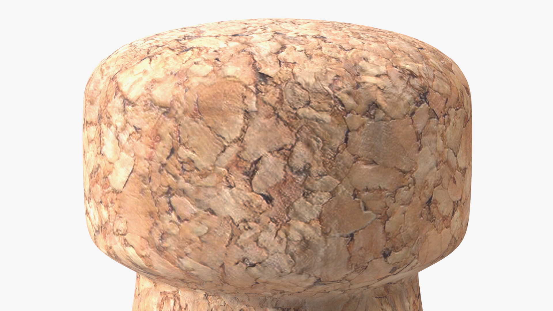 Bottle Cork Stopper 3D model