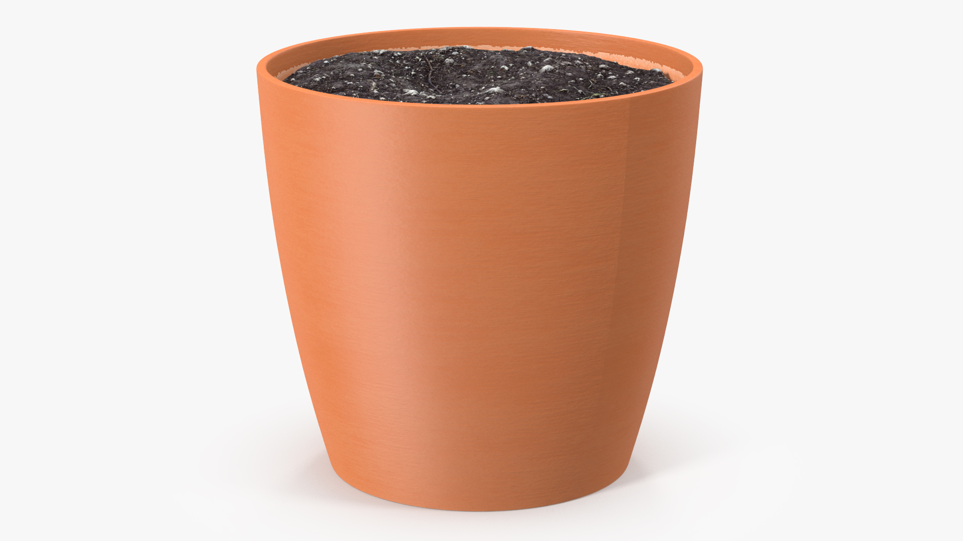 3D Pot with Soil model