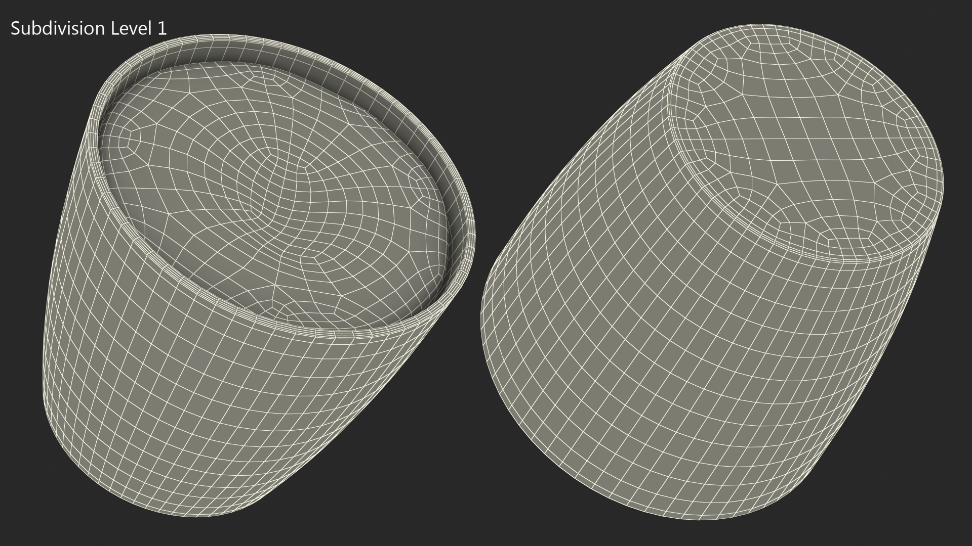 3D Pot with Soil model