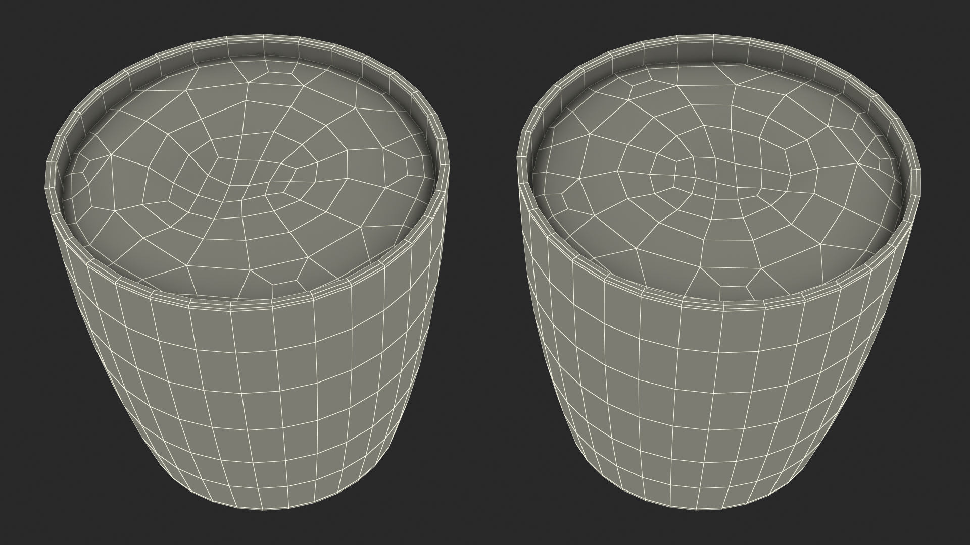 3D Pot with Soil model