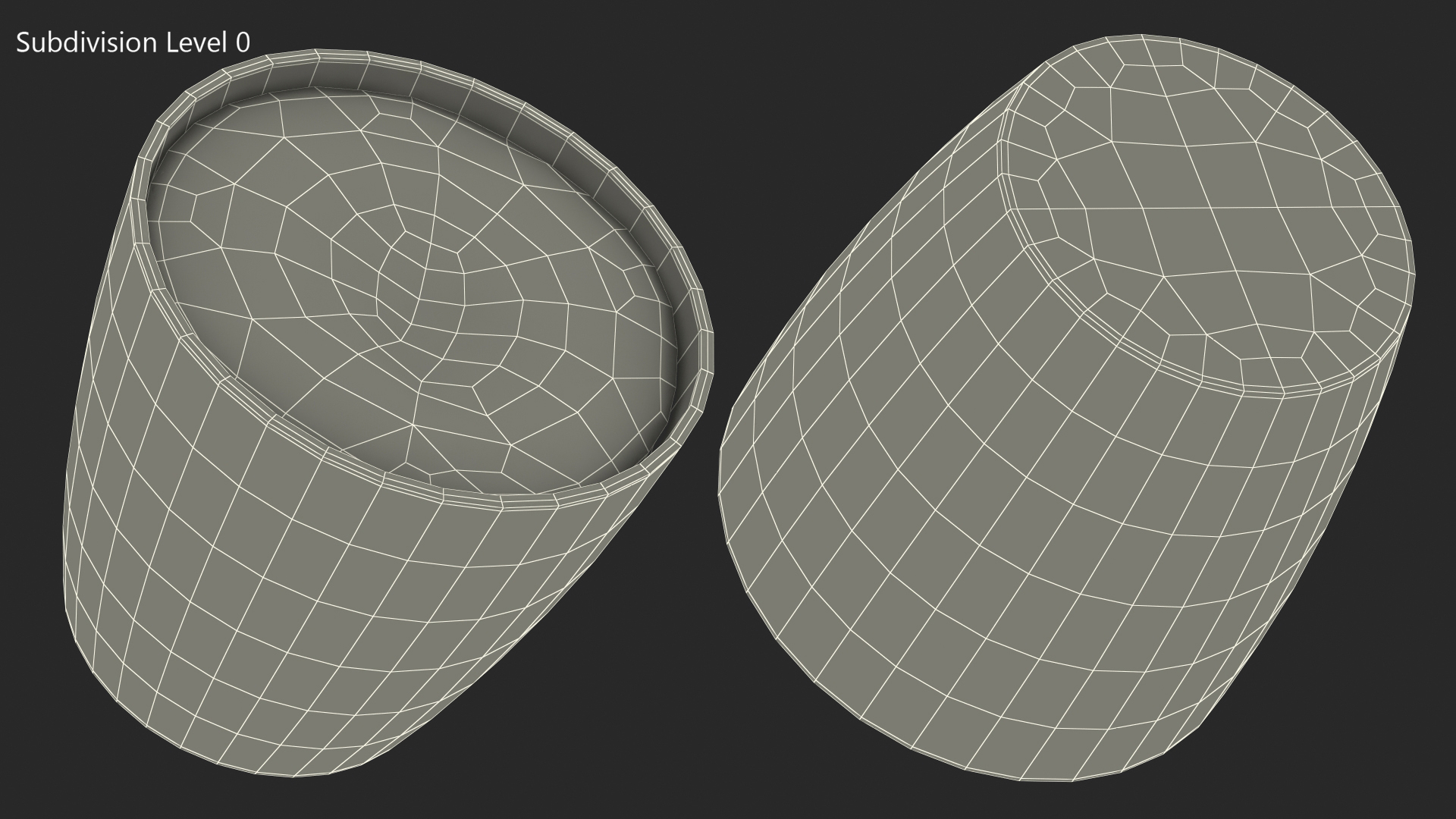 3D Pot with Soil model