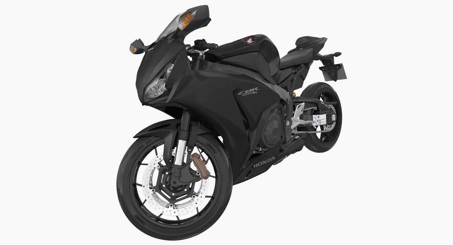 3D model Sport Motorcycles Honda Fireblade 2017 Rigged