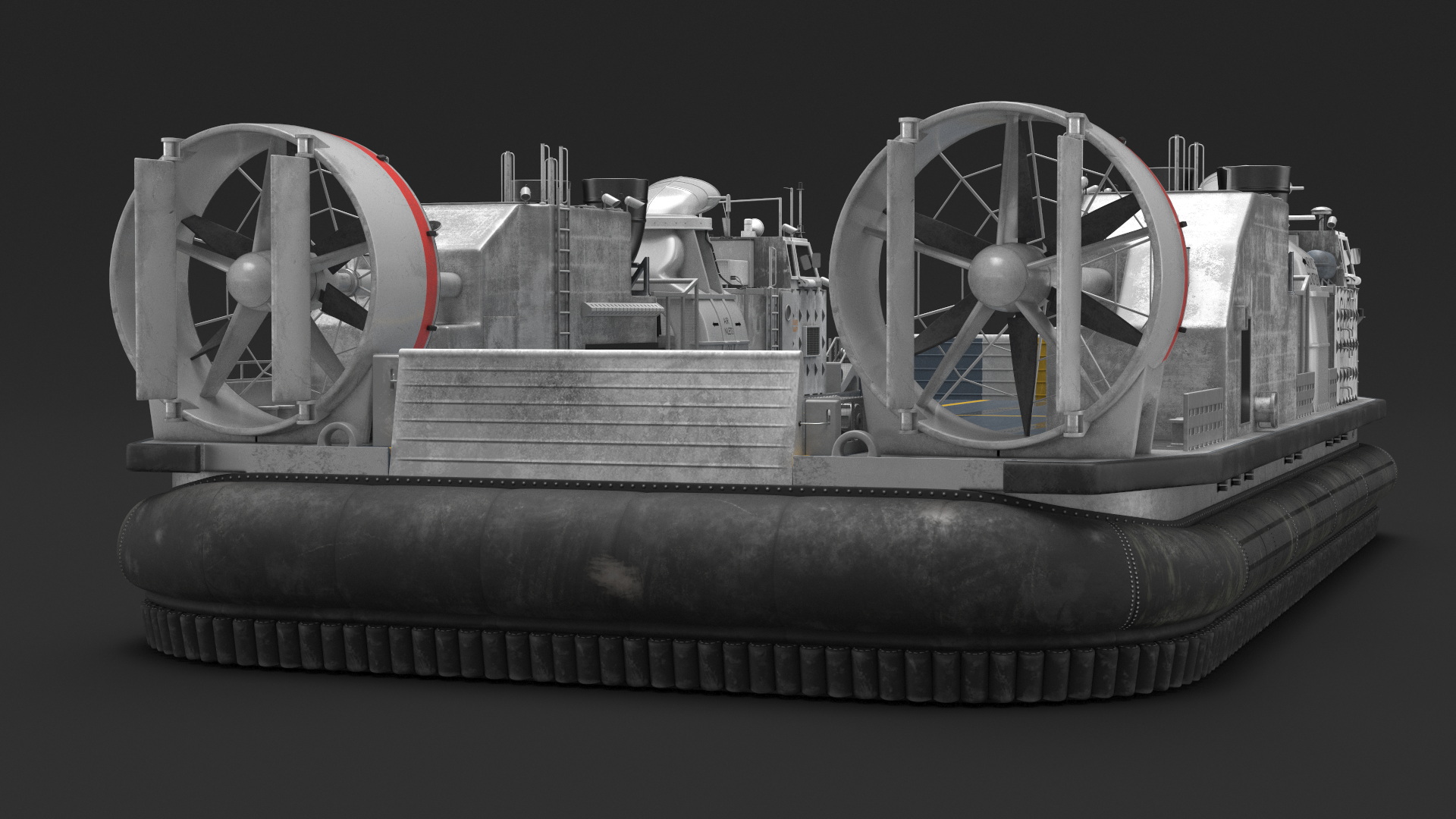 Military Hovercraft 3D model