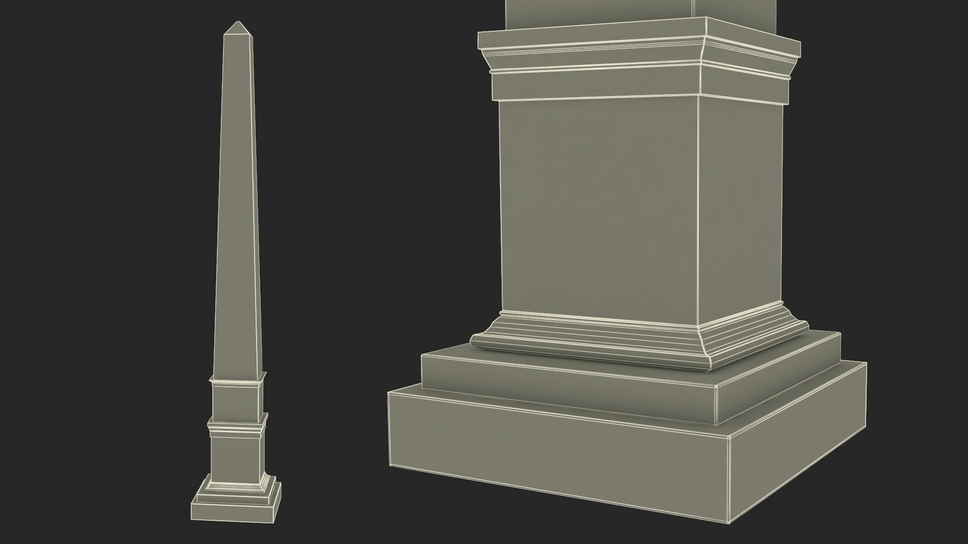 Ancient Egyptian Obelisk 3D model