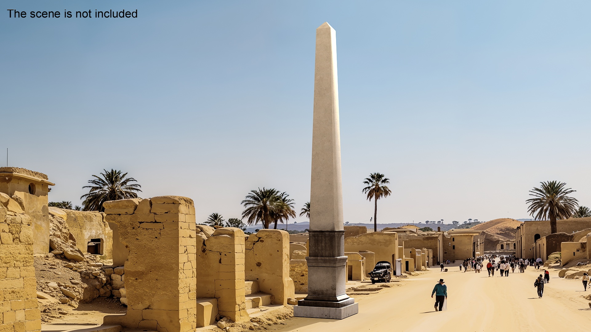 Ancient Egyptian Obelisk 3D model