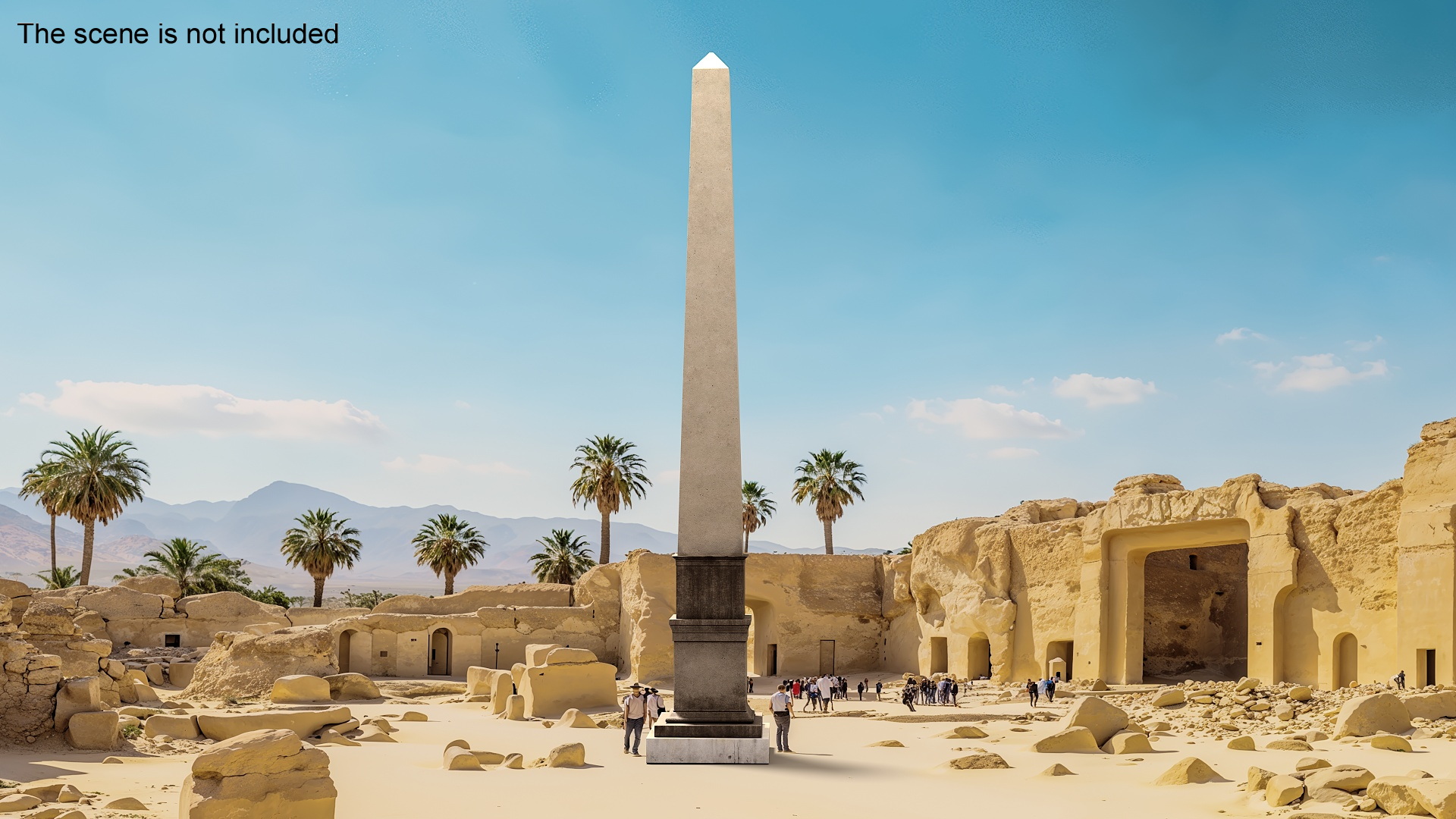 Ancient Egyptian Obelisk 3D model