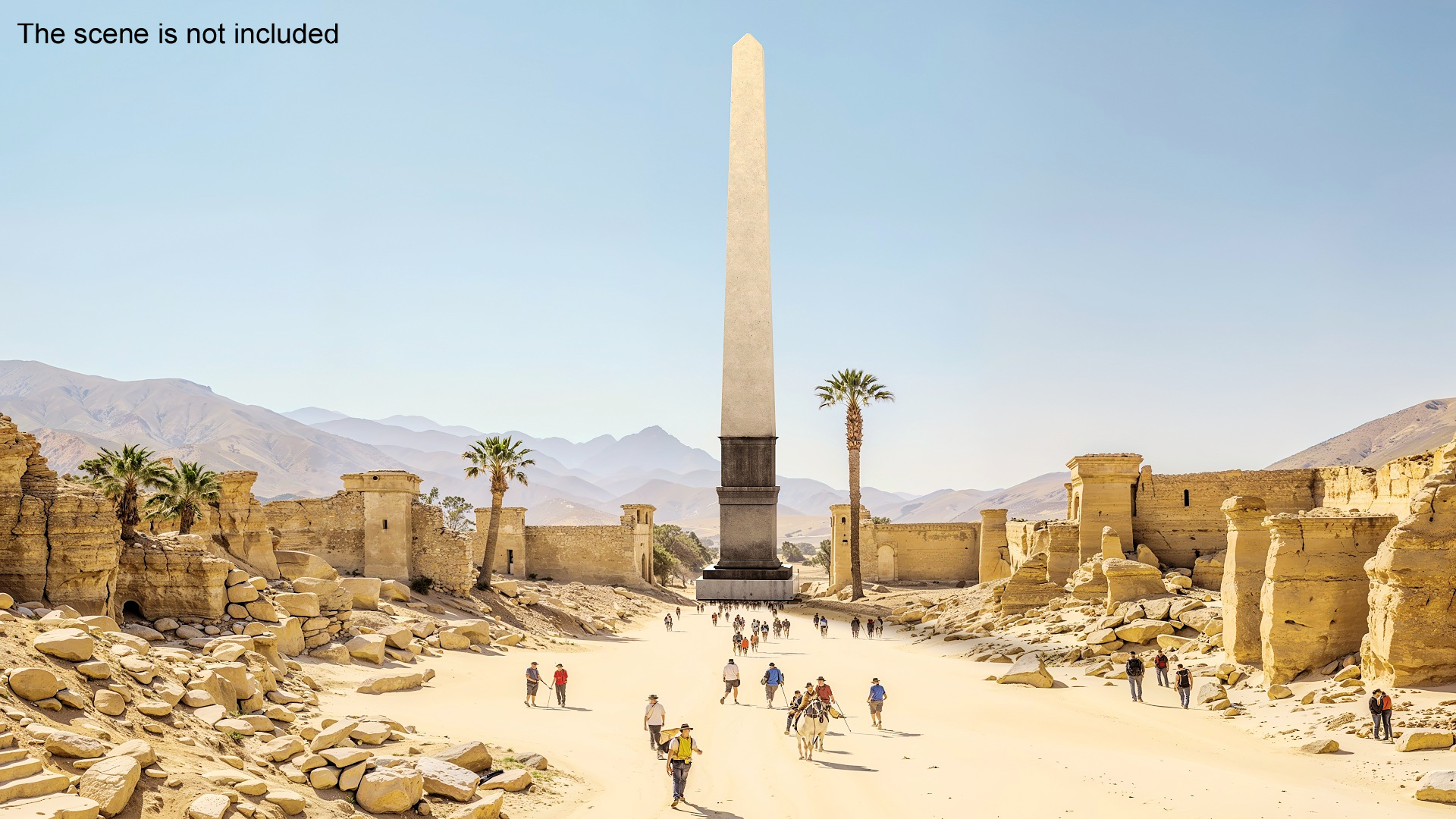 Ancient Egyptian Obelisk 3D model