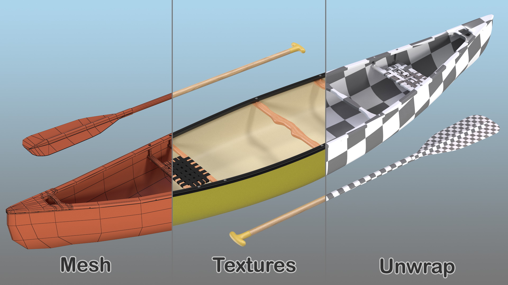 Tripping Canoe Generic 3D