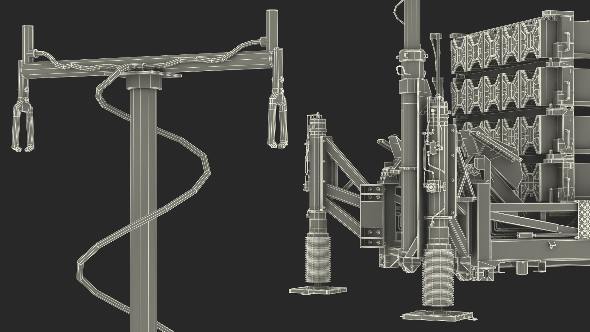 3D Iron Dome Air Defense Batteries