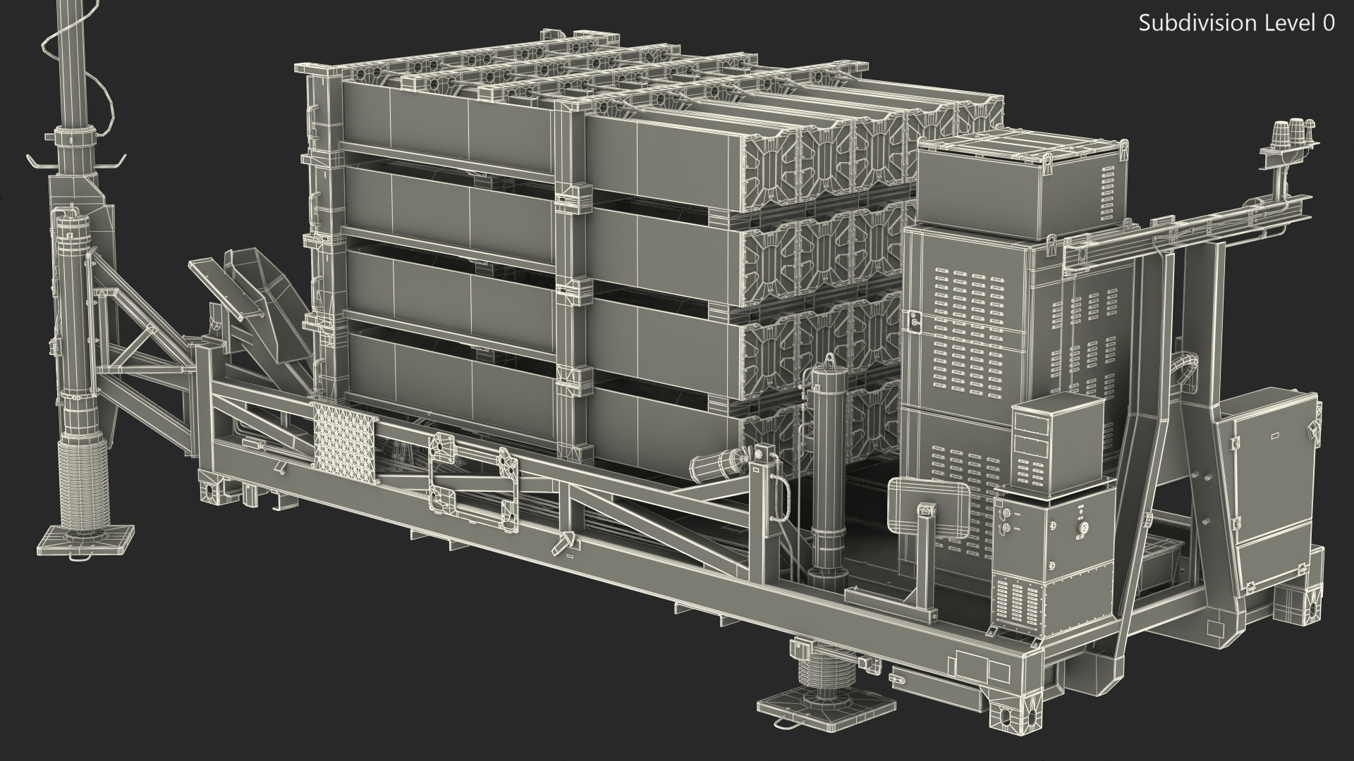 3D Iron Dome Air Defense Batteries