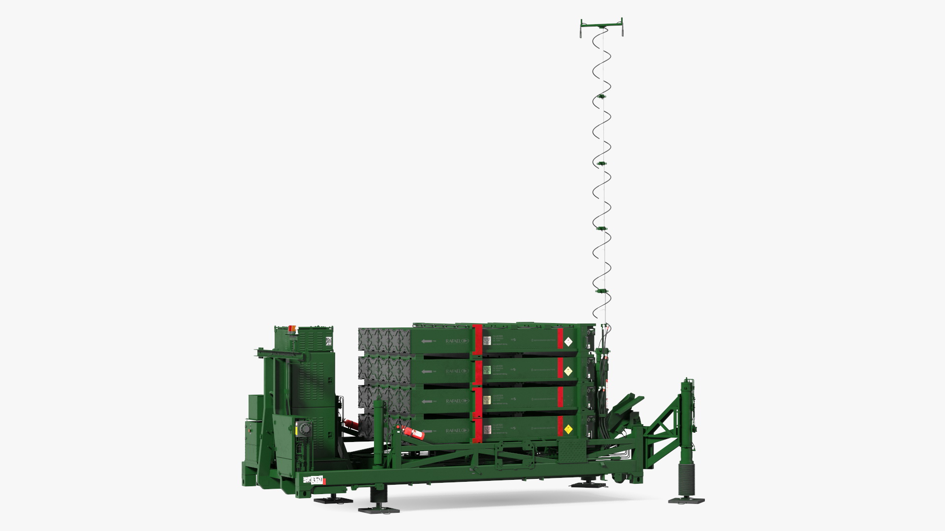 3D Iron Dome Air Defense Batteries