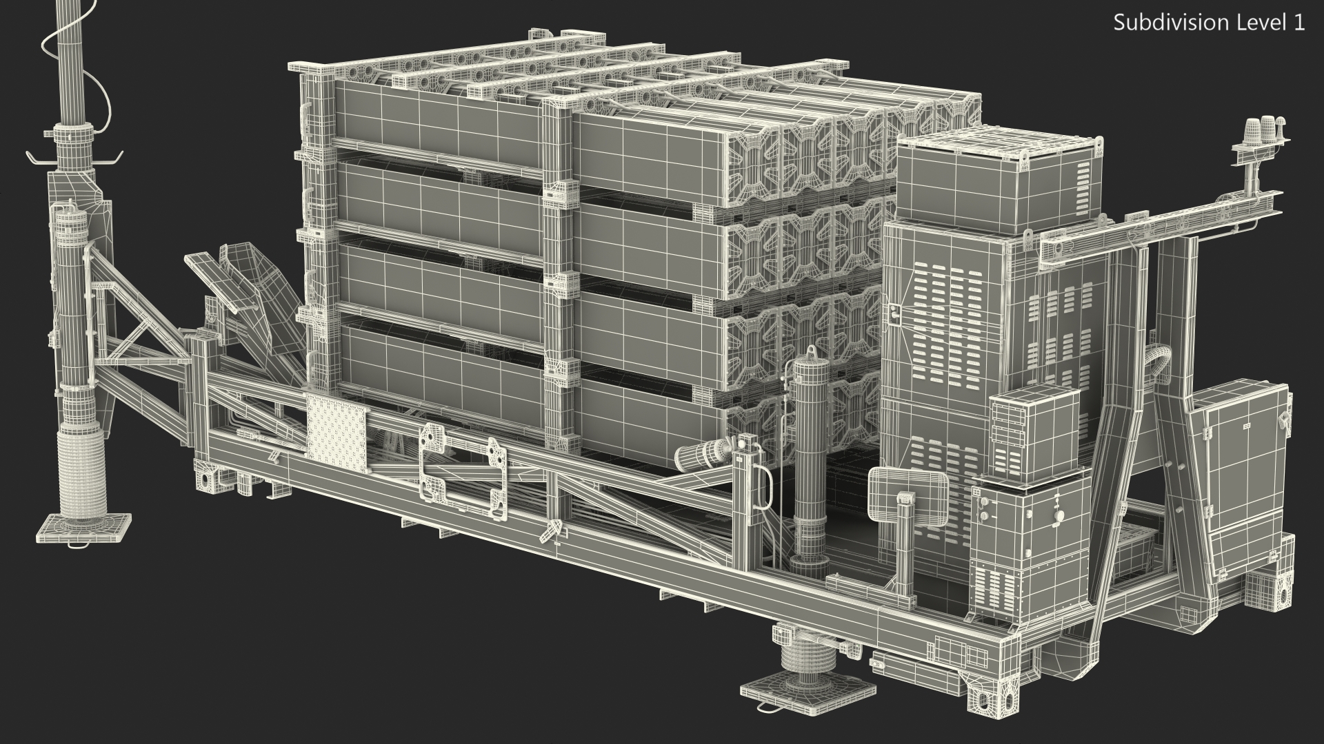 3D Iron Dome Air Defense Batteries