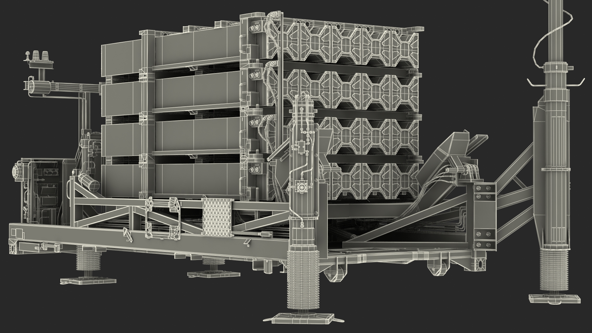 3D Iron Dome Air Defense Batteries