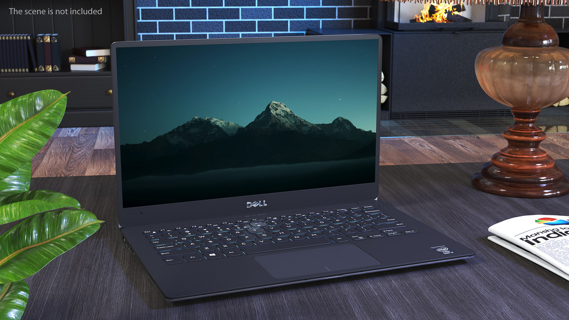 3D Dell Laptop