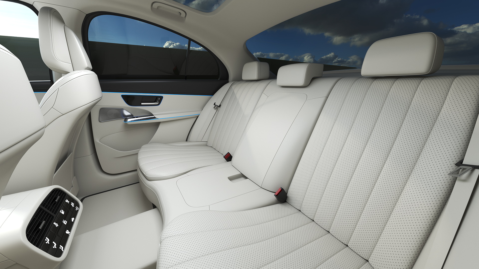 3D Mercedes E-class White Color model