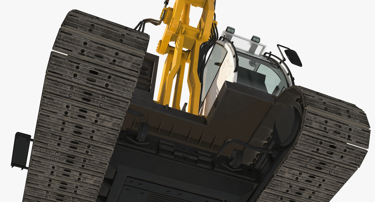 3D model Pile Driver Bauer RG16T Working Position