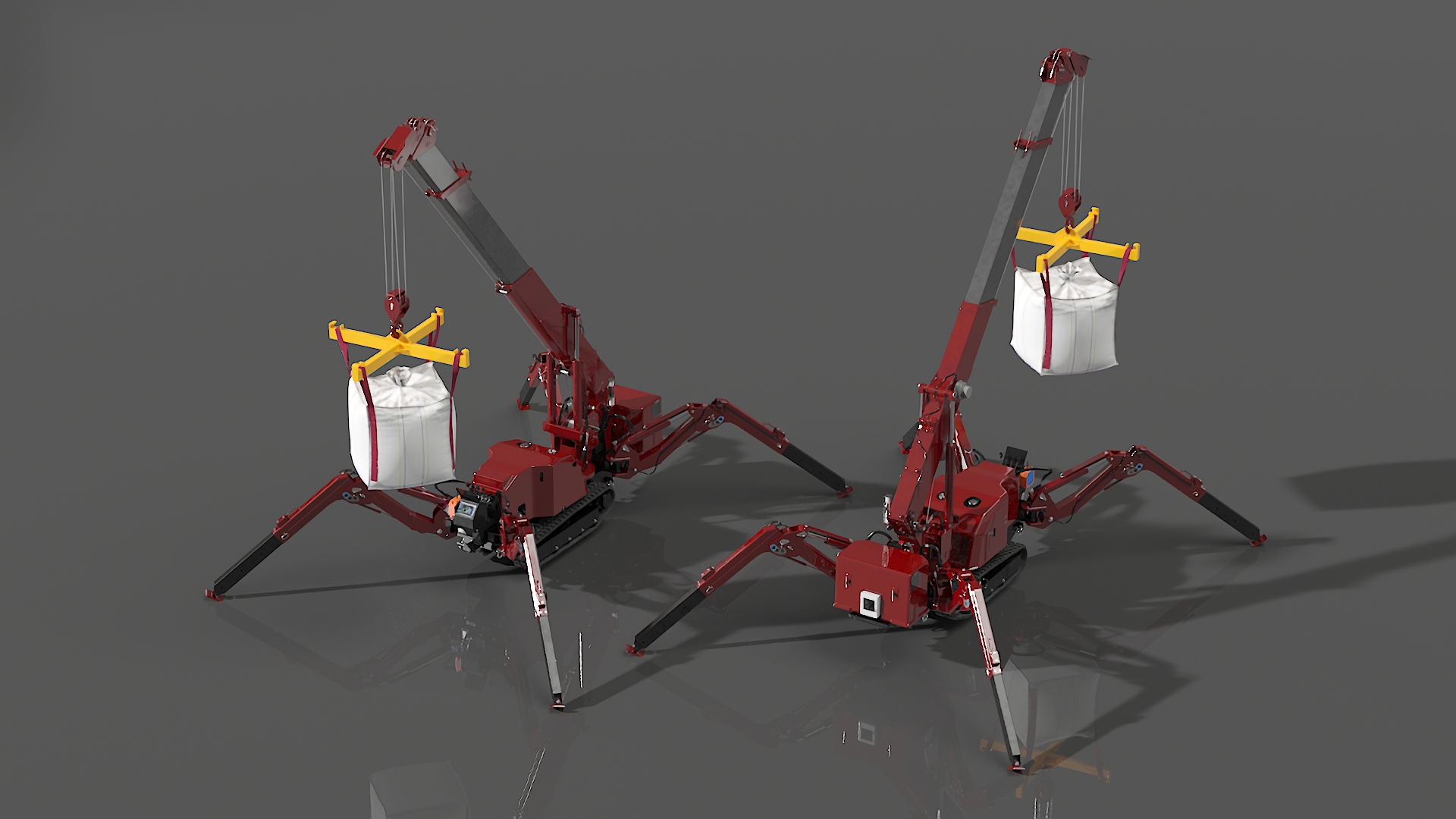 3D Spider Crane with Bulk Bag