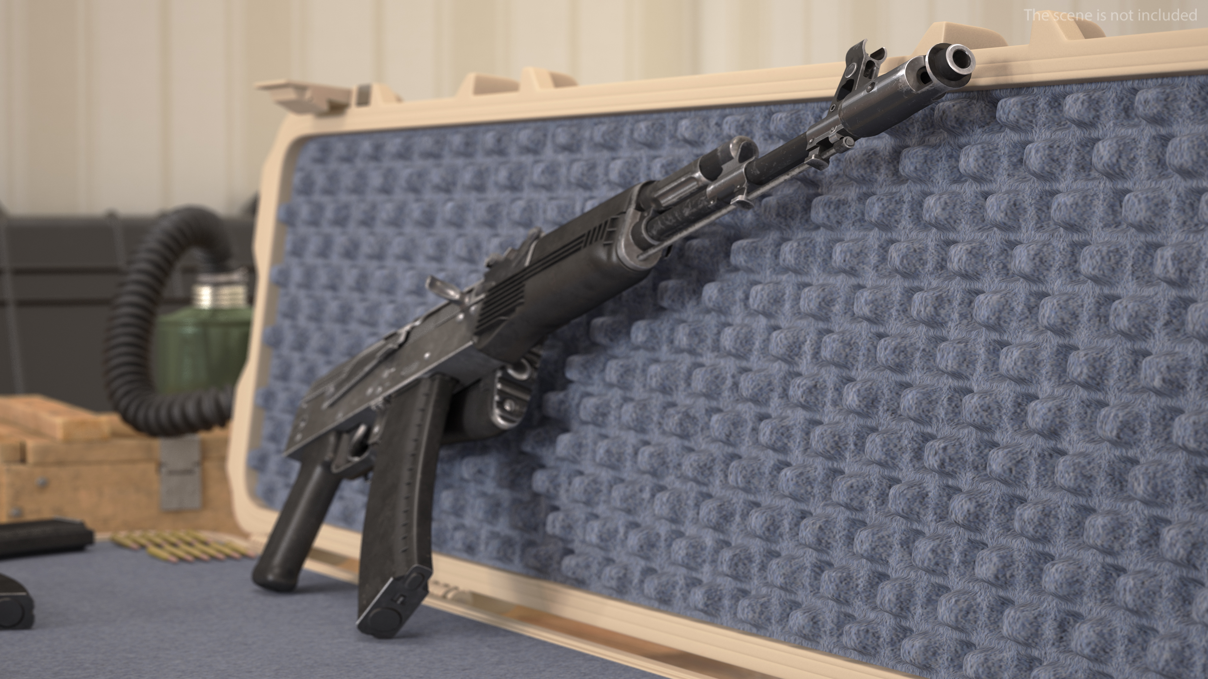 3D model Assault Rifle AK-74M