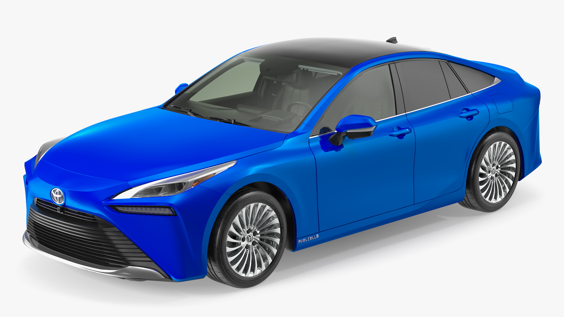 Toyota Mirai Hydrogen Fuel Cell Vehicle Fully Detailed 3D model