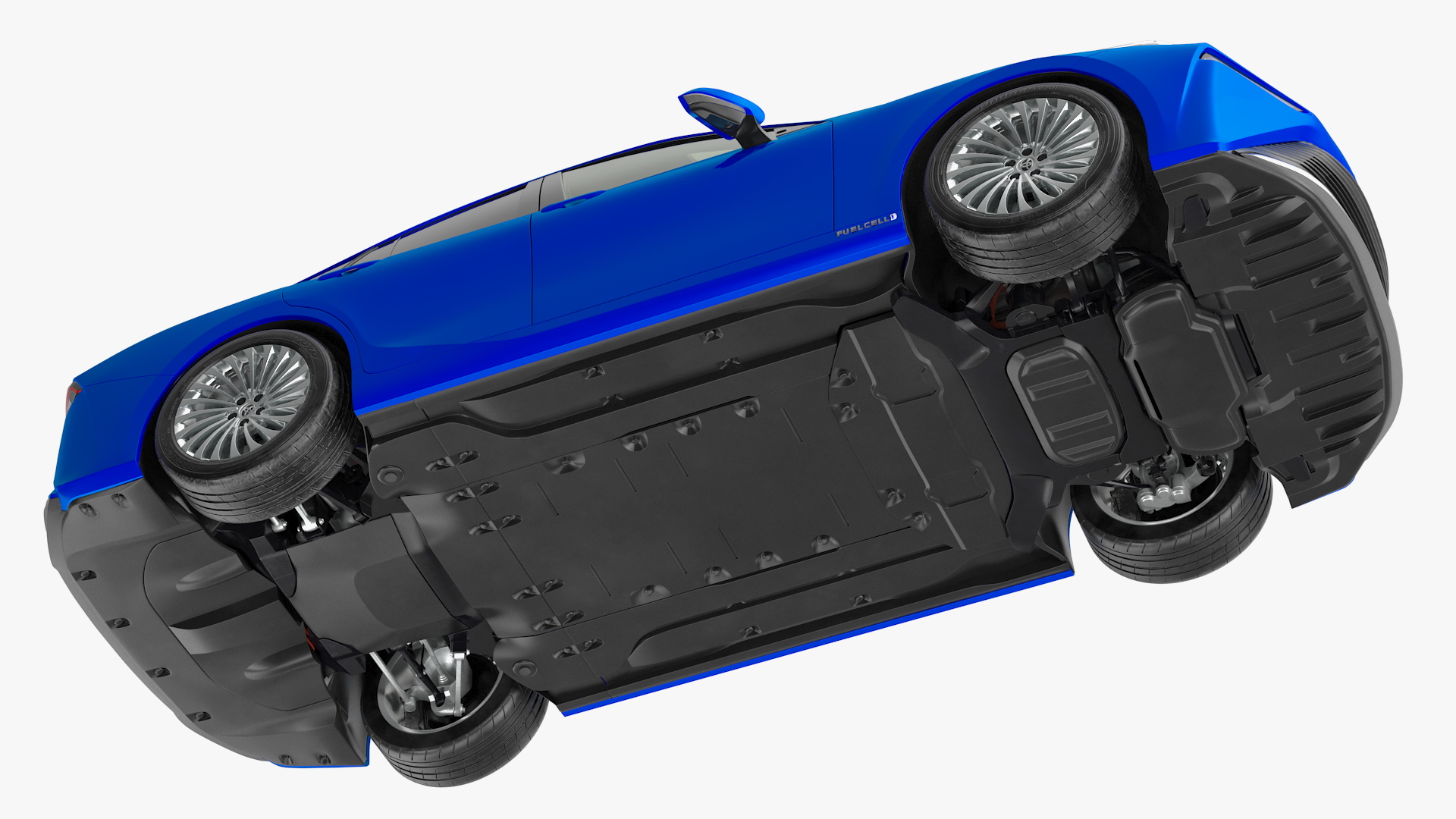 Toyota Mirai Hydrogen Fuel Cell Vehicle Fully Detailed 3D model