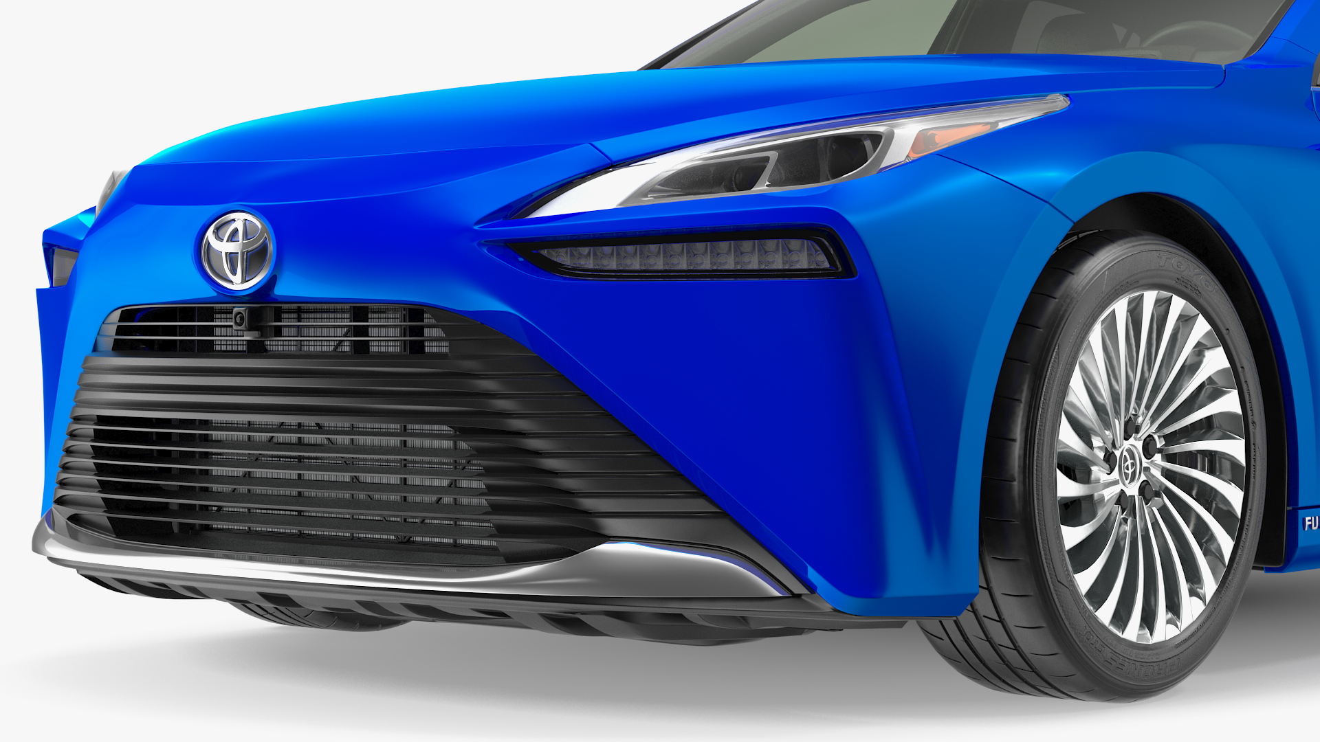 Toyota Mirai Hydrogen Fuel Cell Vehicle Fully Detailed 3D model